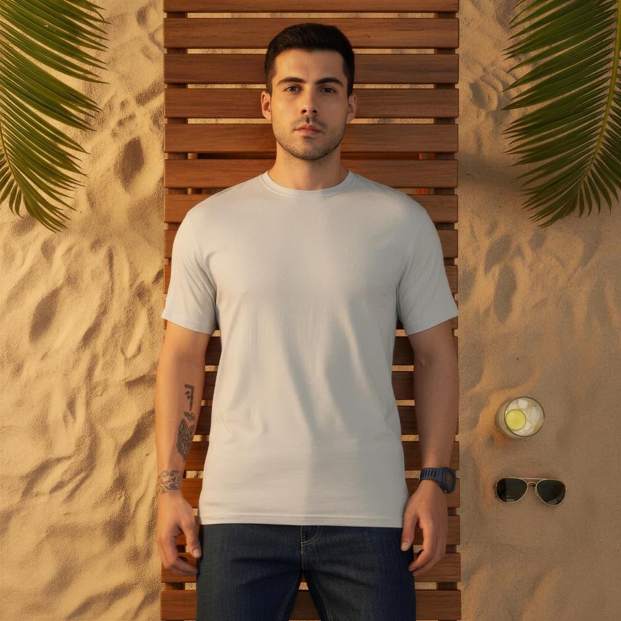 Classic Bamboo  Grey T-Shirt