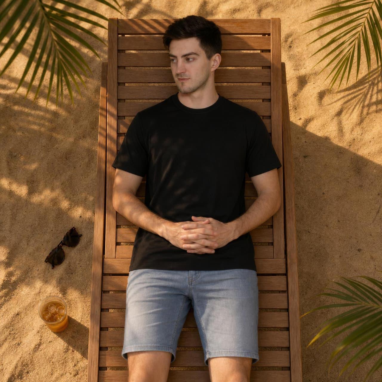 Classic Bamboo  T-Shirt – Black
