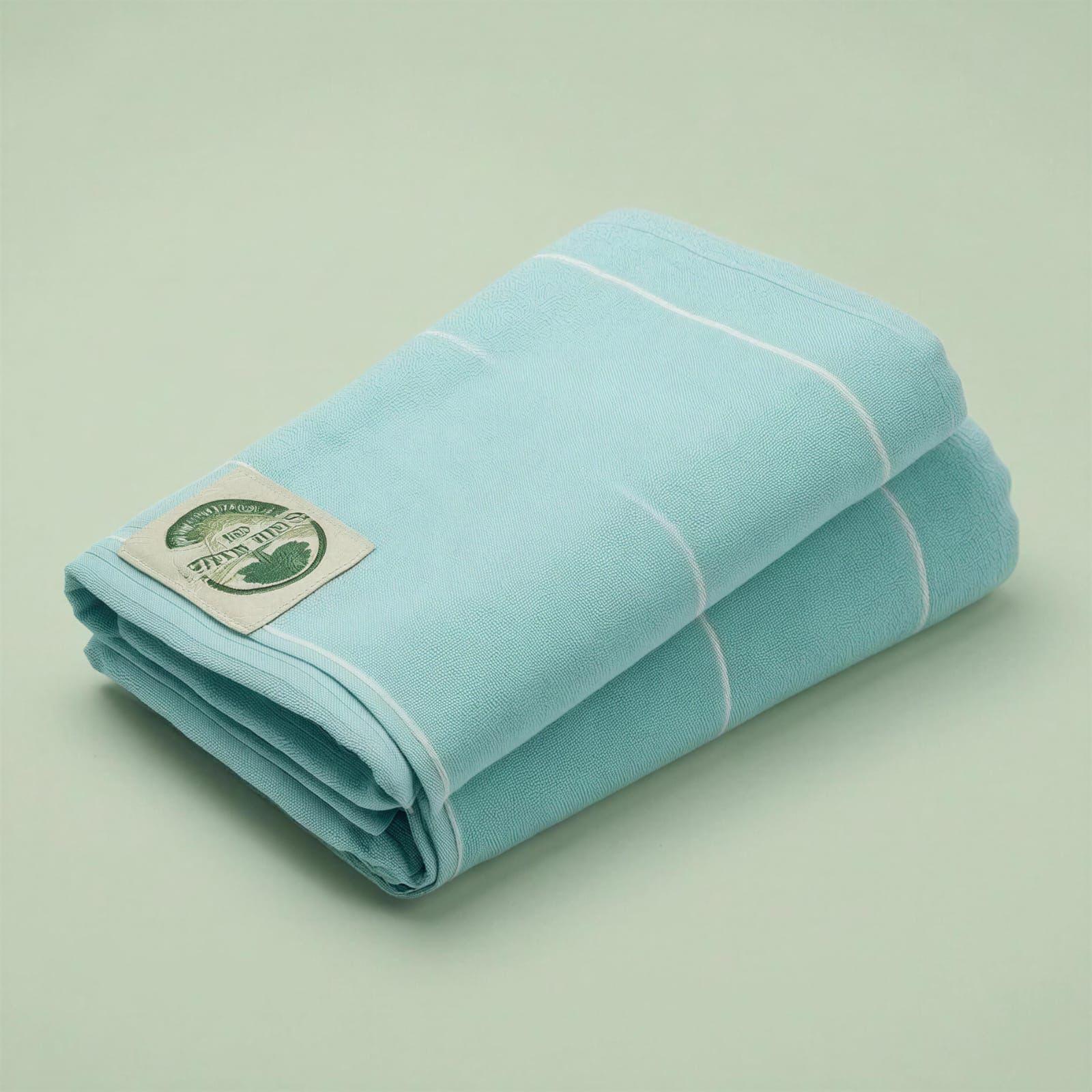 Bamboo Bath Towels – Aqua Blue
